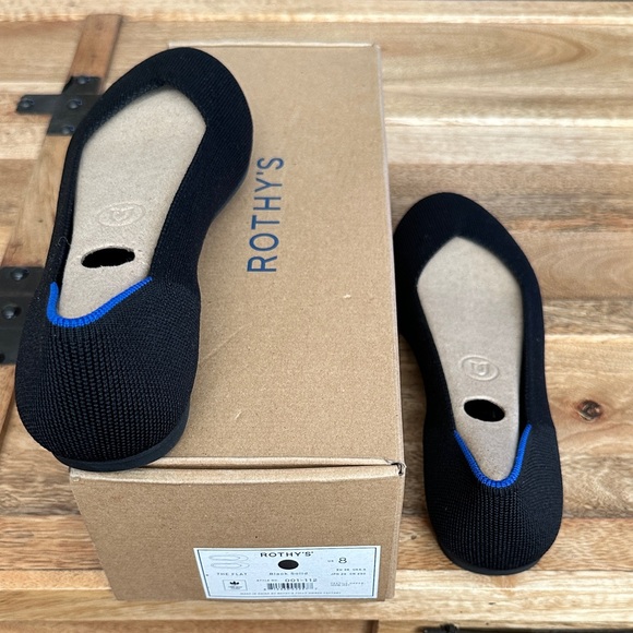 Rothy's Shoes - Rothy's Black The Flat
